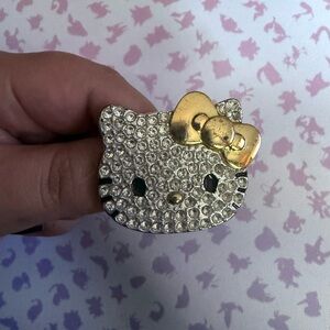 Hello Kitty Gold and Silver Ring